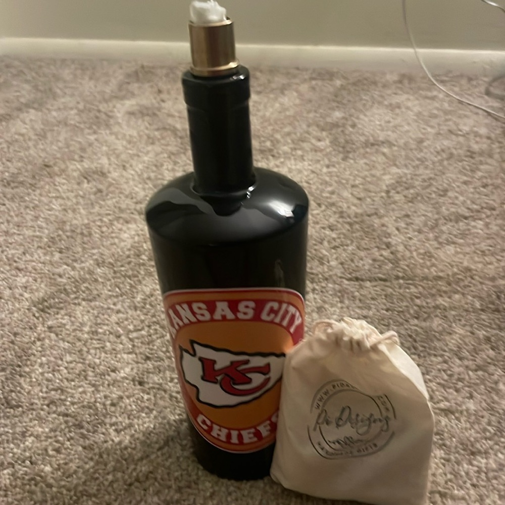 Handcrafted Kansas City Tiki Torch